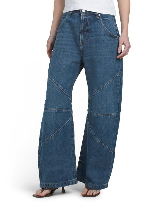 Freddy Cropped Barrel Jeans | TJ Maxx