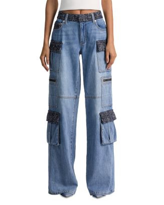 Cay Mid Rise Baggy Cargo Jeans in Celine Vintage | Bloomingdale's (US)