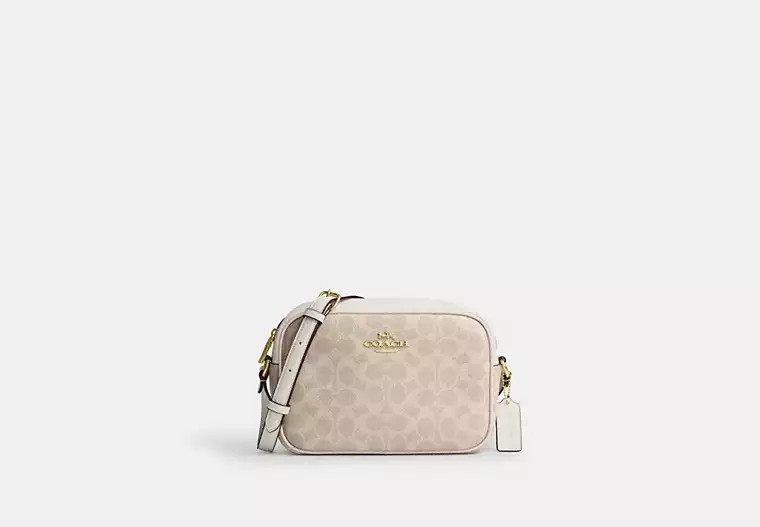 Coach Outlet Jamie Camera Bag In Signature Canvas - Beige, Size: Medium | Coach Outlet US