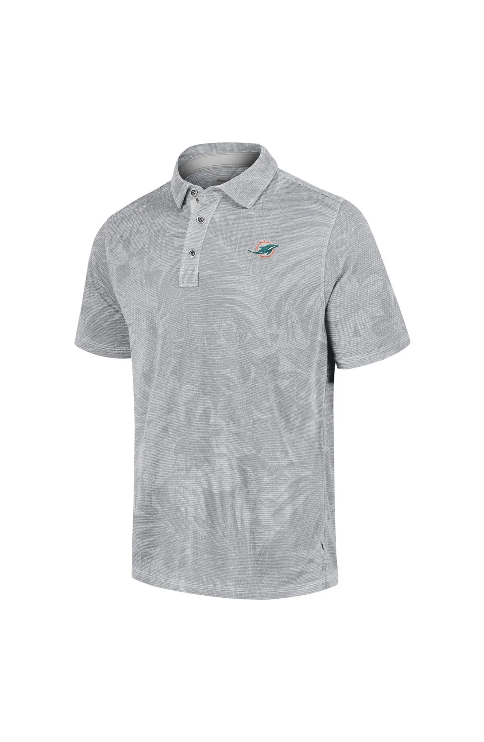 Tommy Bahama Men's Tommy Bahama Gray Miami Dolphins Sport Santiago Paradise Polo | Nordstrom | Nordstrom