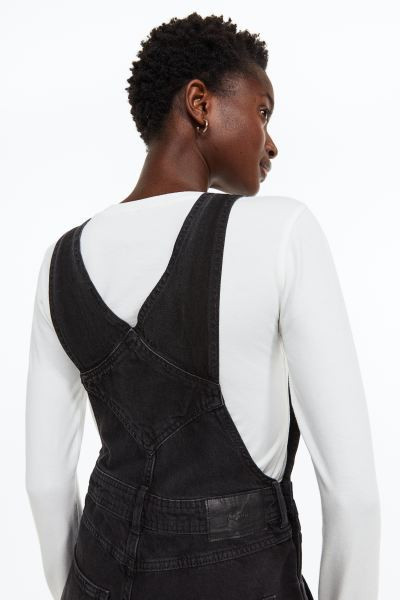 Denim Overall Shorts | H&M (US + CA)