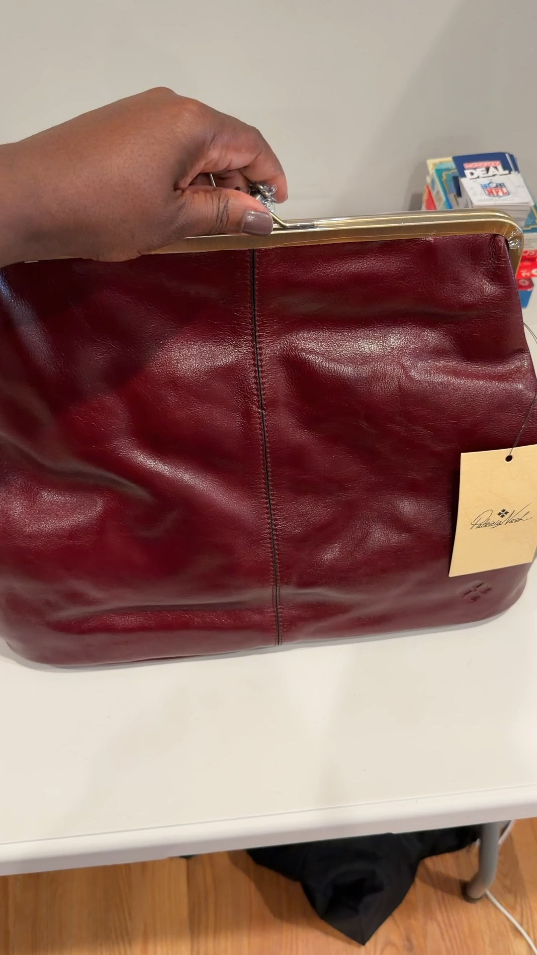 My new bag! The Patricia Nash Extra Large Kiss-lock bag from Macy’s. Currently on sale at Macy’s VIP sale. 

#LTKSaleAlert #LTKOver40