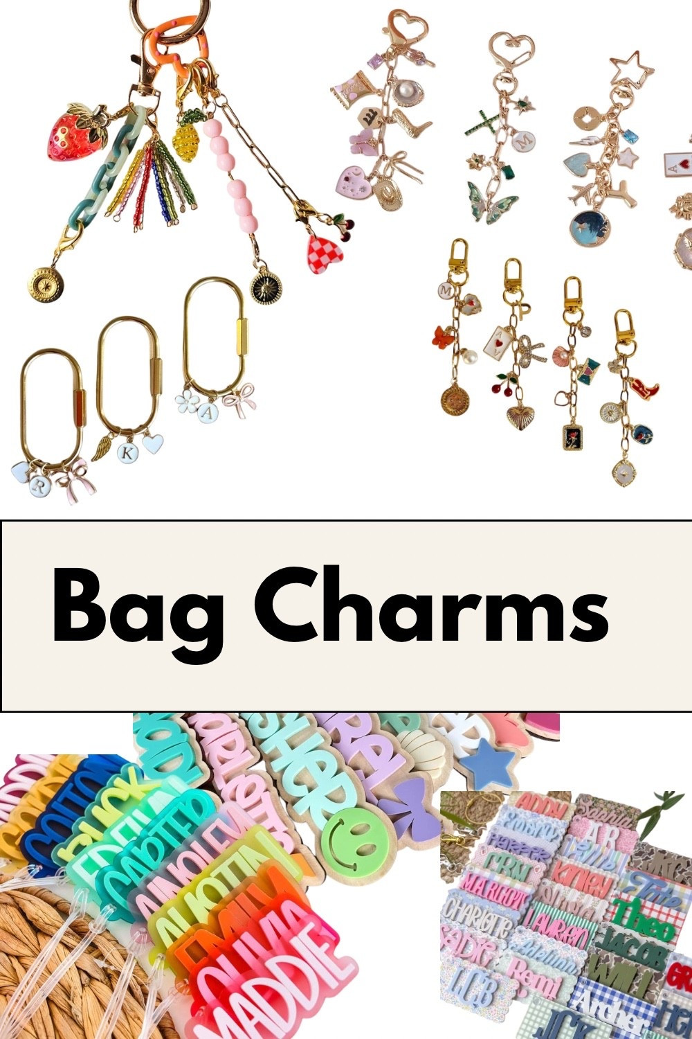 Bag charms for your purse, wallet, backpacks or diaper bag! 


#LTKFindsUnder50 #LTKStyleTip #LTKFamily