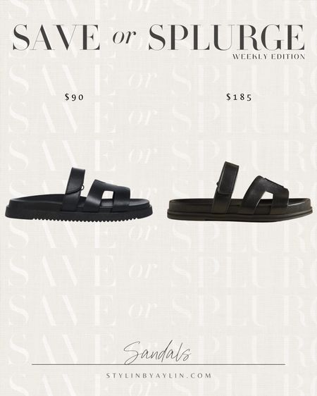 Save or Splurge- sandals #stylinbyaylin 

#LTKunder100 #LTKstyletip #LTKshoecrush