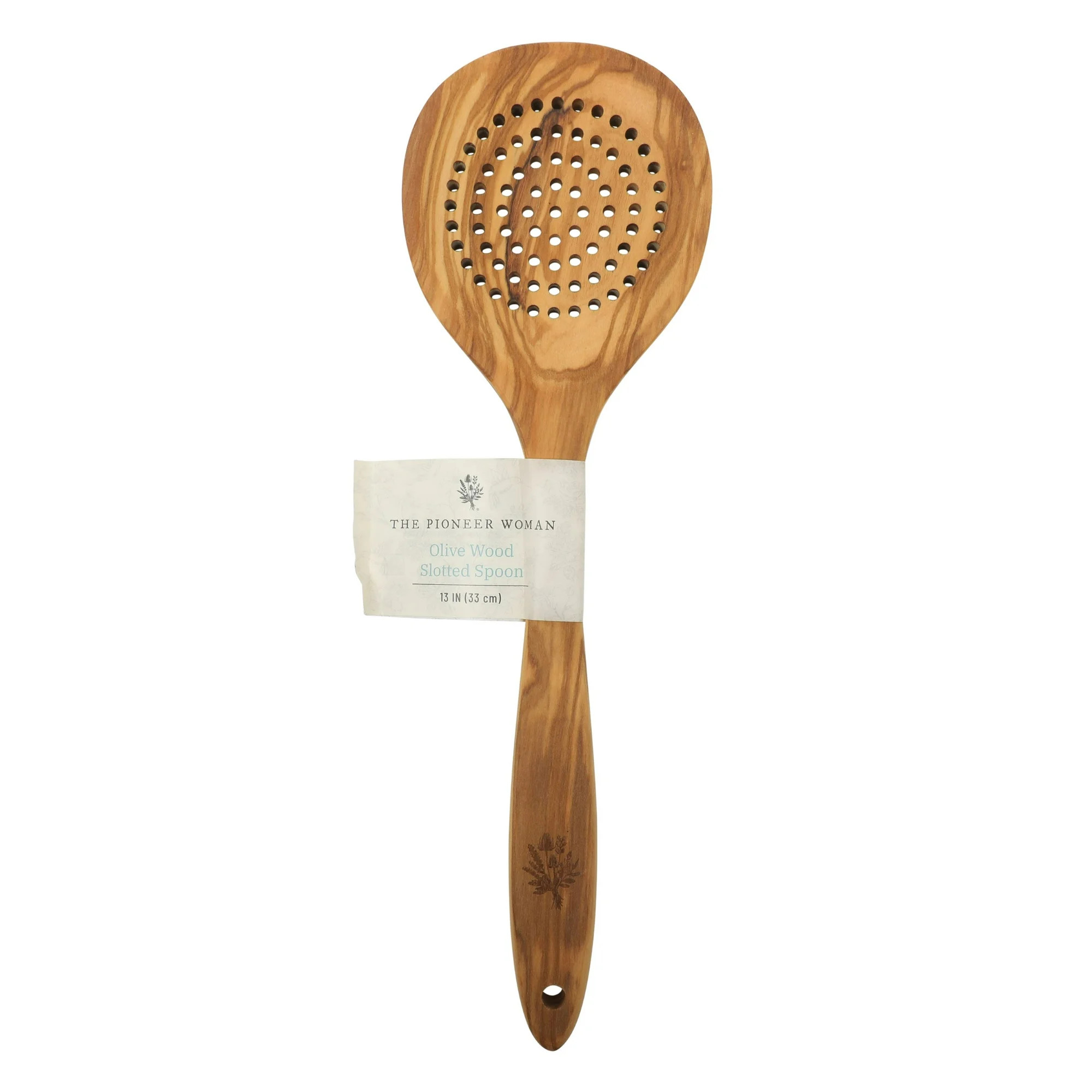 The Pioneer Woman Olivewood Slotted Spoon | Walmart (US)