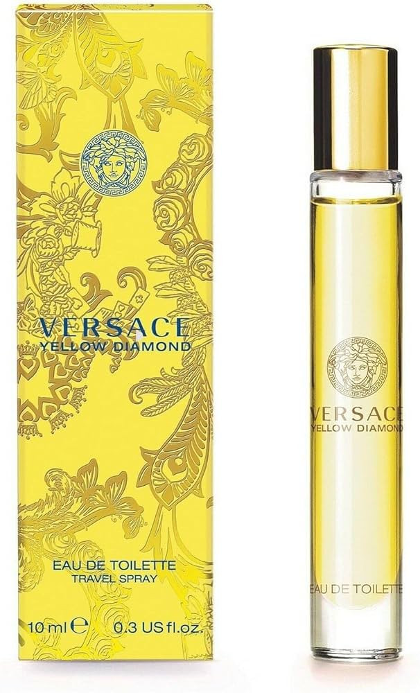 Versace Yellow Diamond Perfume for Women Mini EDT Travel Spray 0.3 Ounce | Amazon (US)