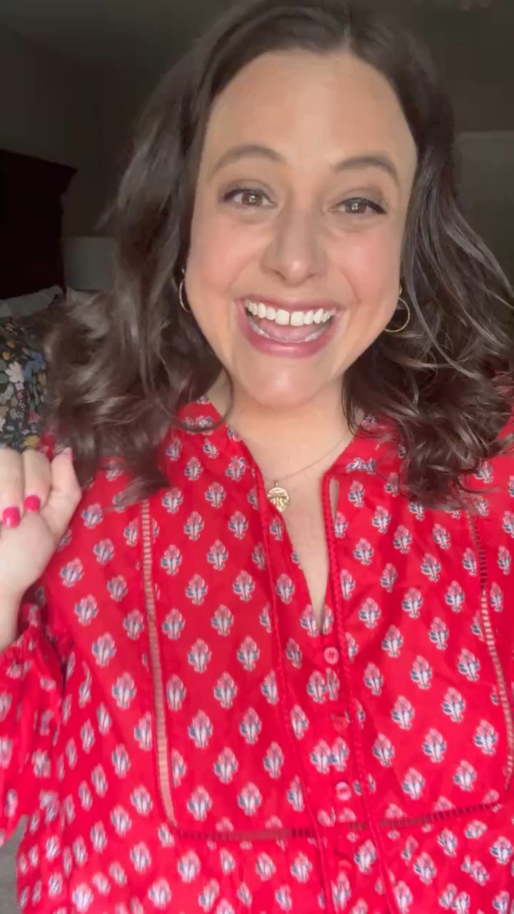 I was at Target a few days ago and grabbed this red, white and blue set. The details are fantastic and it also comes in blue if red isn’t your color.


#fourthofjuly #july4th

#LTKdayinmylife #LTKootd #LTKMidsize