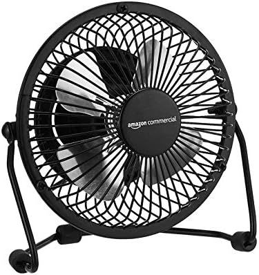 Amazon.com: AmazonCommercial 4-Inch Table Fan with Power Adapter and USB Cable : Electronics | Amazon (US)