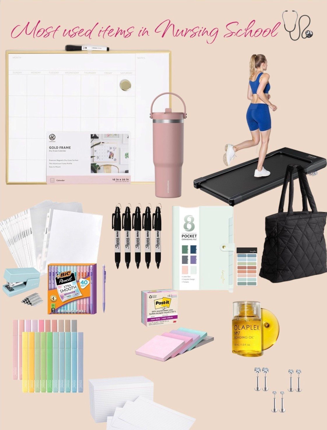 Round up of my MOST USED items in Nursing School!! There’s so many things you buy and don’t use but these are my MUSTS!! 

NURSING SCHOOL 
College 
Nursing 