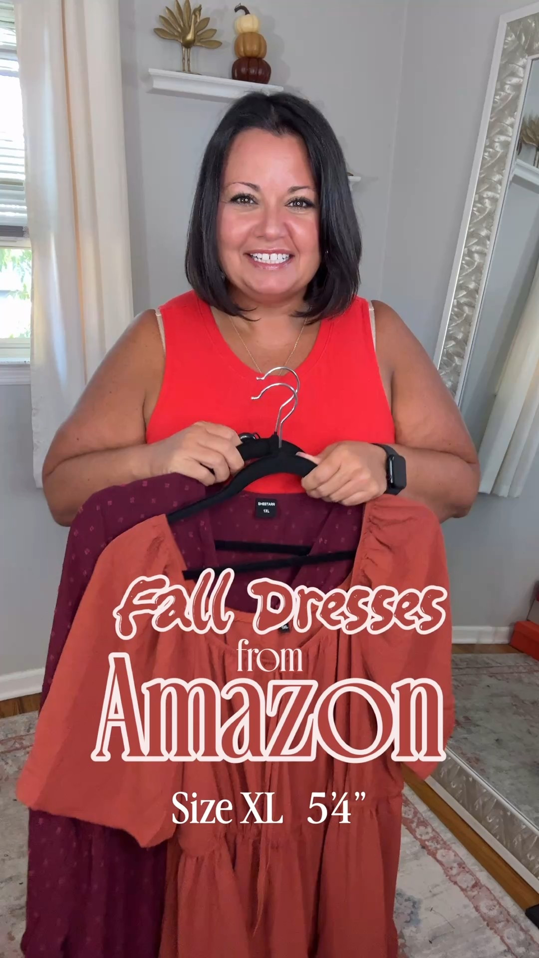 These dresses are totally fall approved! The style and color are perfect for any event you have this fall! School, Thanksgiving, weddings, or any other fun events this fall! 
.
I’m wearing a size XL for both. 


#LTKFallSale #LTKMidsize #LTKStyleTip