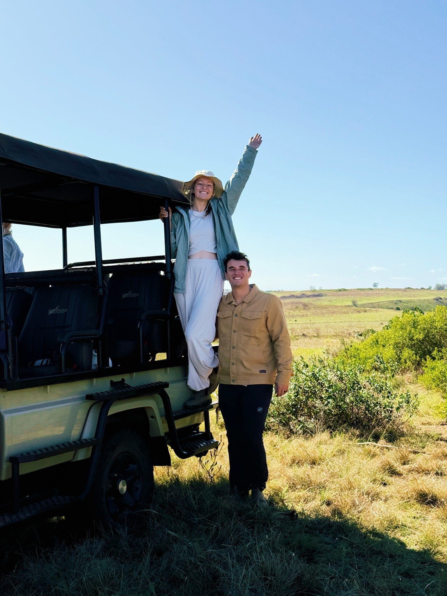 South Africa safari outfit! It was super cold so make sure to wear a jacket! 

#LTKStyleTip #LTKTravel #LTKActive