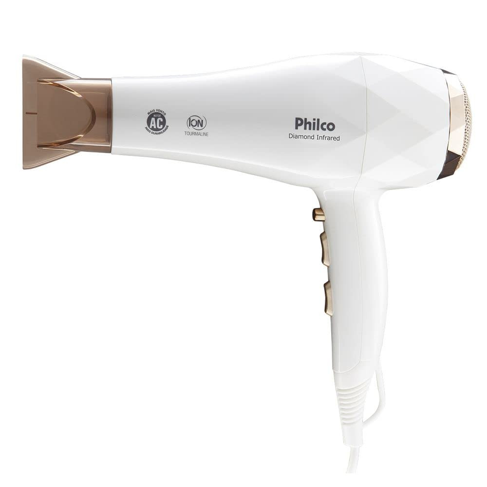 Secador de Cabelos Philco Diamond Infrared Psc13 2000w - 127v | Amazon (BR)