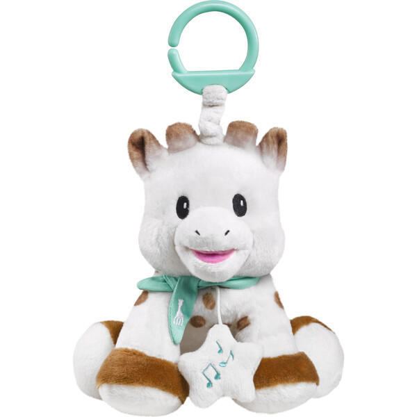 Musical Box Plush Sophie La Giraffe, Turqouise Collar | Maisonette
