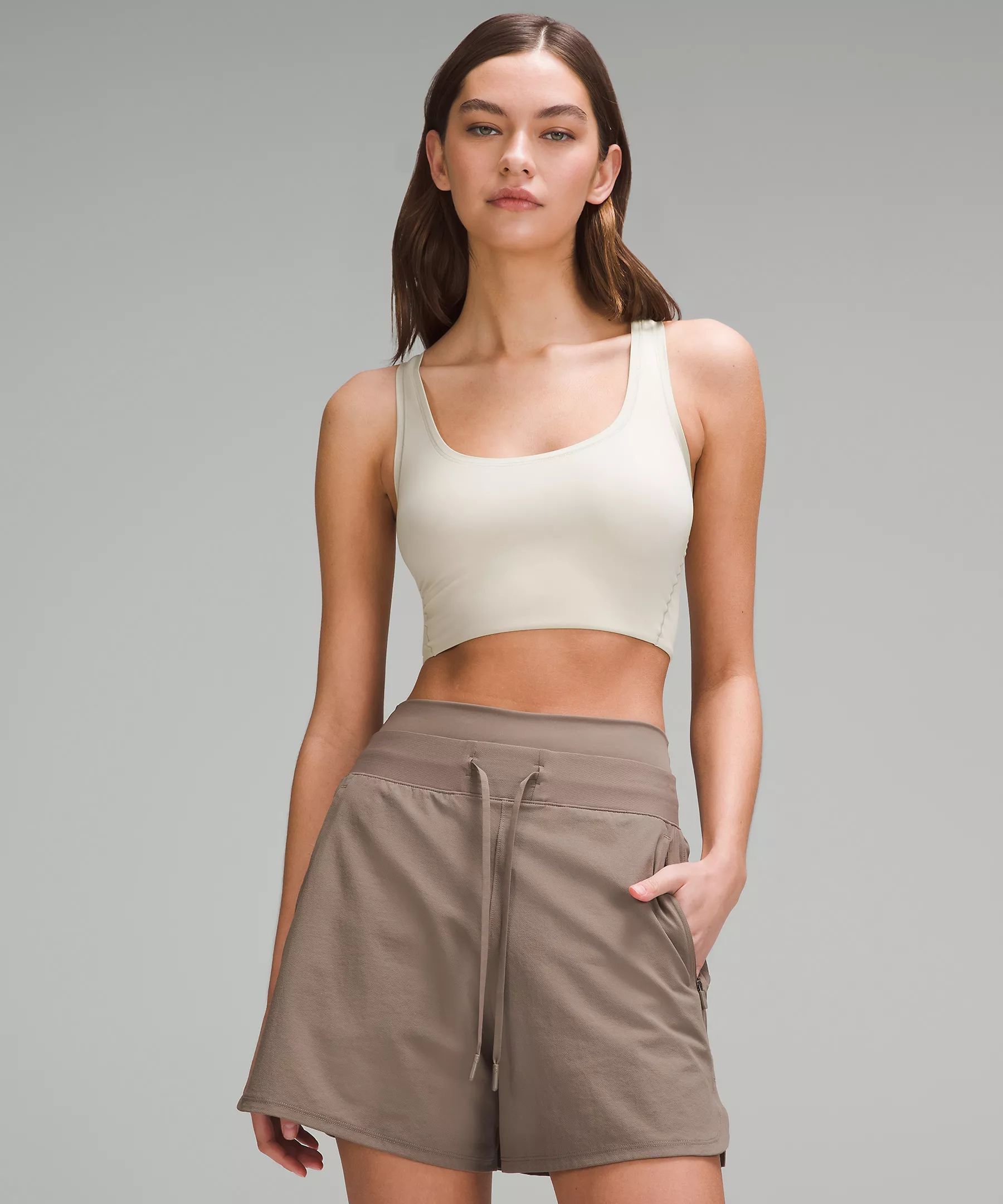 Wundermost Ultra-Soft Nulu Scoop-Neck Cropped Tank | Women's Sleeveless & Tank Tops | lululemon | Lululemon (US)