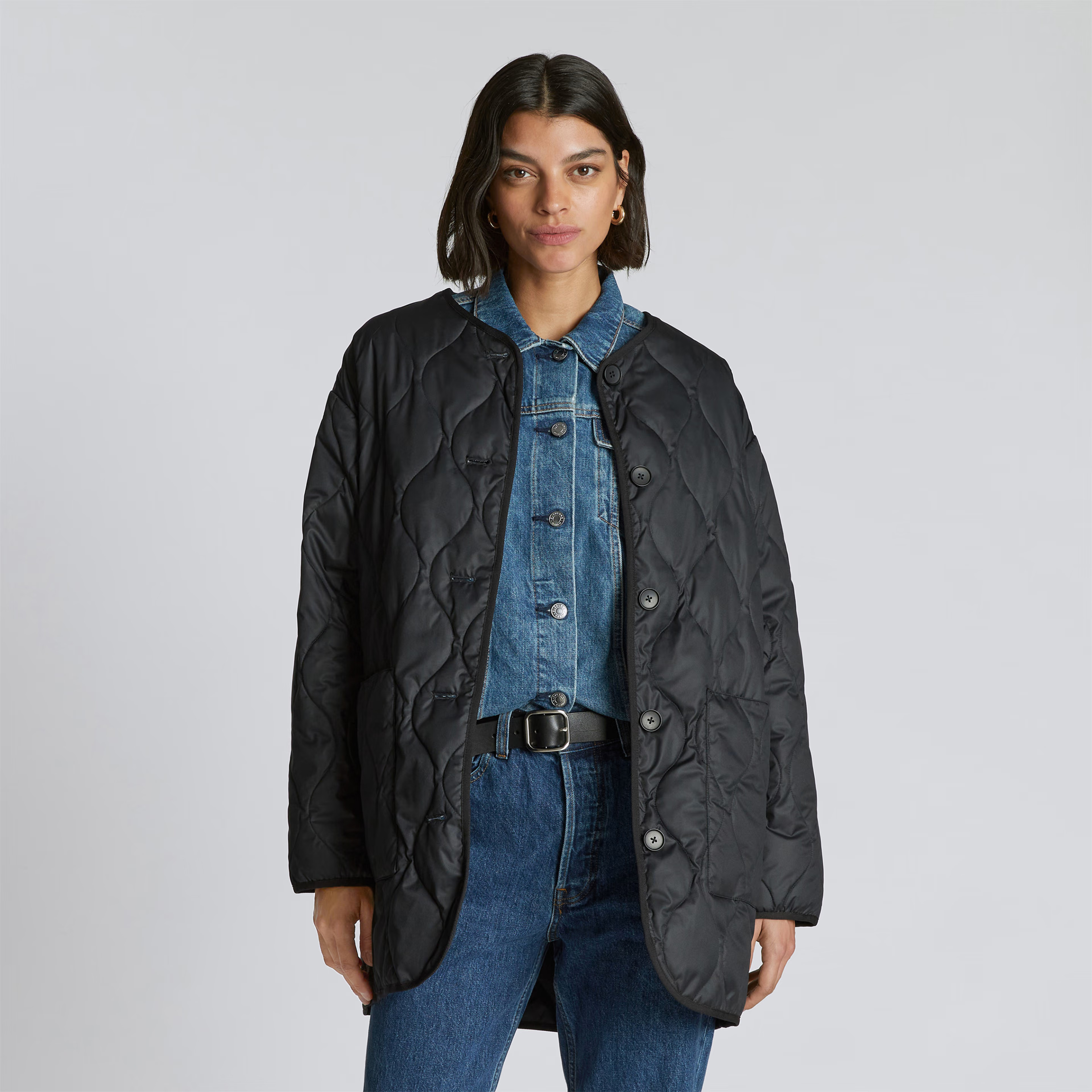 The ReNew Quilted Mid-Length Liner | Everlane