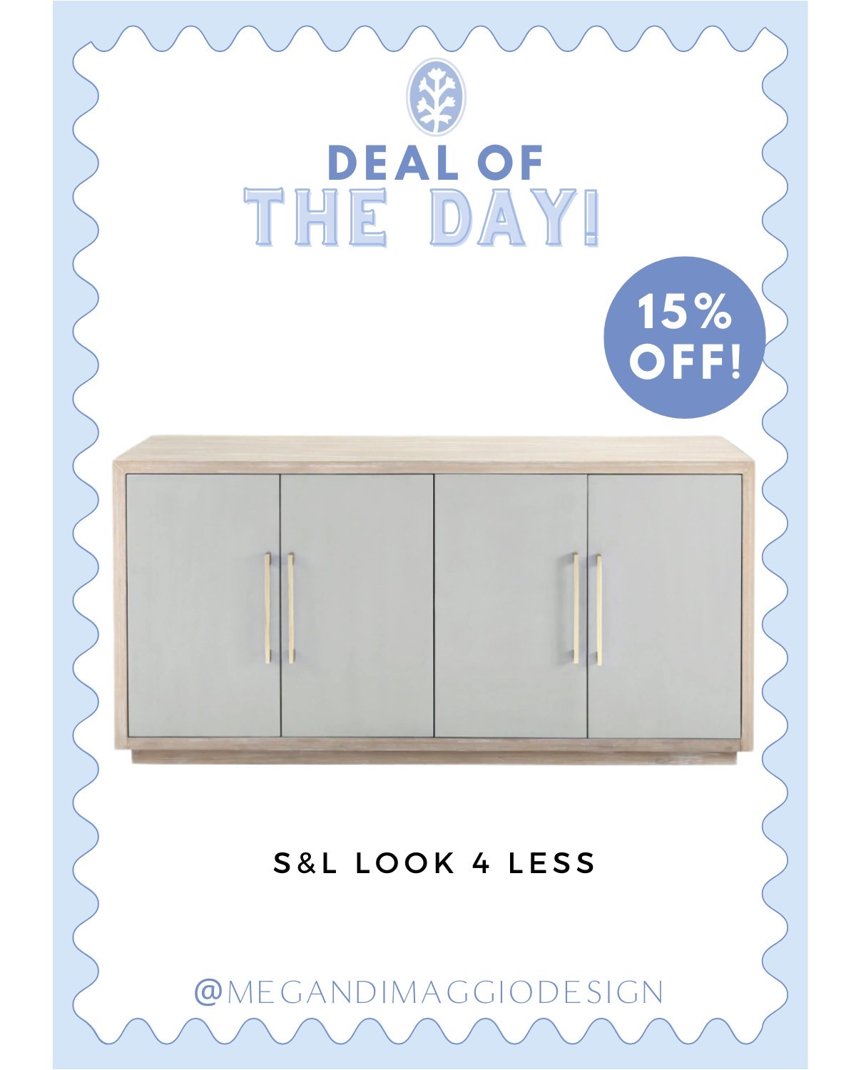 Save 15% on this Serena & Lily look for less for their Wooster console!! Not exactly the same shade of blue, but linen wrapped with this grey blue that looks so pretty!! 😍

#LTKHome #LTKSpringSale