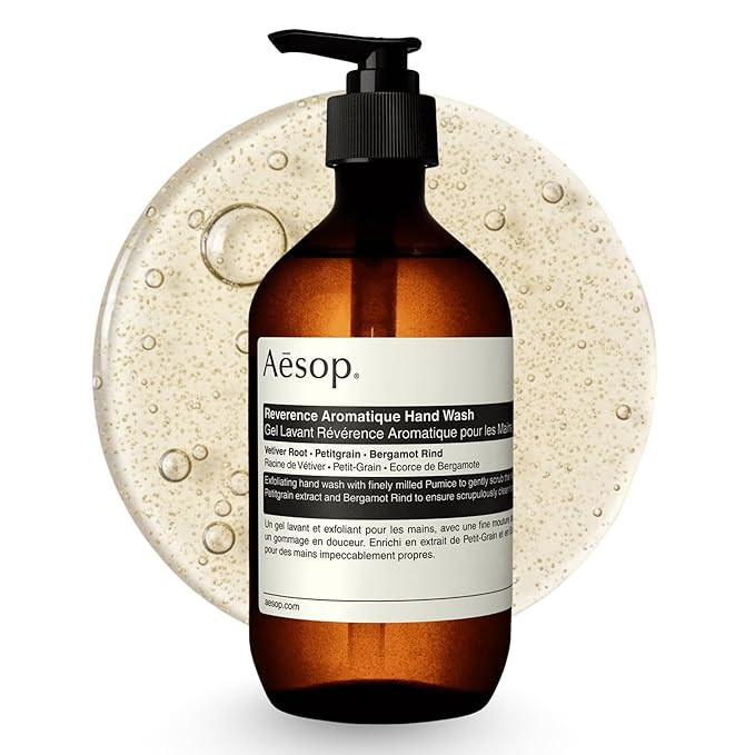 Aesop Reverence Aromatique Exfoliating Hand Wash | Exfoliating Hand Soap with Finely Milled Pumic... | Amazon (US)