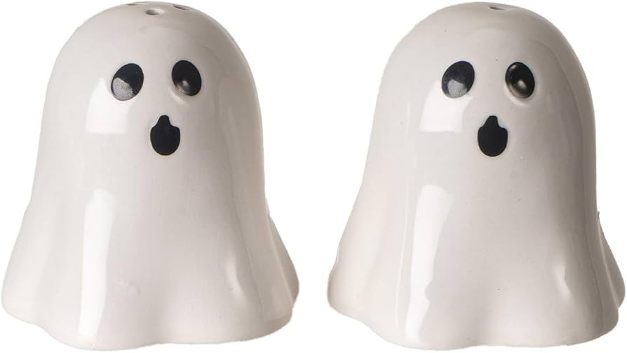 RUSTIX Halloween Ghost Salt and Pepper Shakers Set \u2013 Cute Ceramic Kitchen D\u00e9cor for Spo... | Amazon (US)