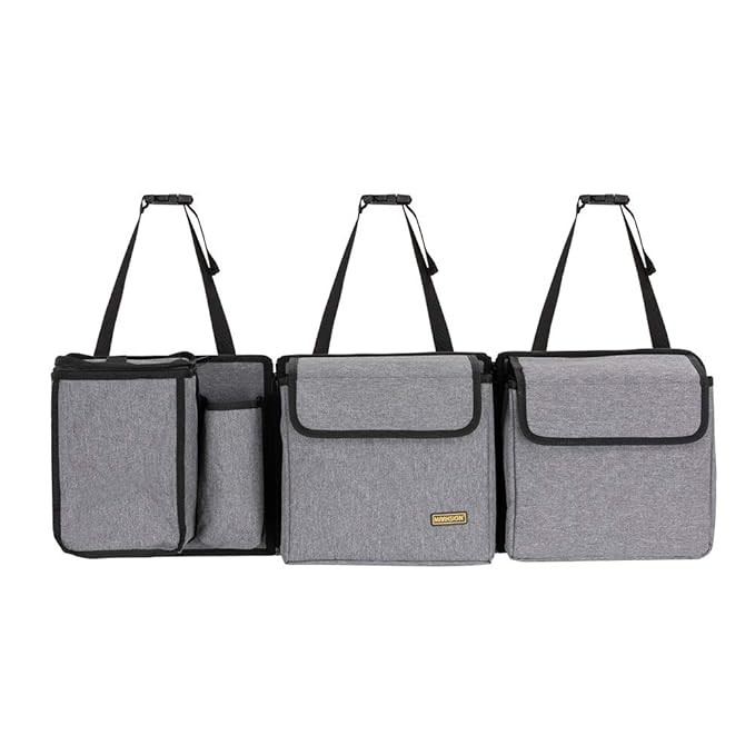 MARKSIGN Deluxe Trunk and Backseat Organizer, Detachable Storage Modules with Built-in Cooler | Amazon (US)