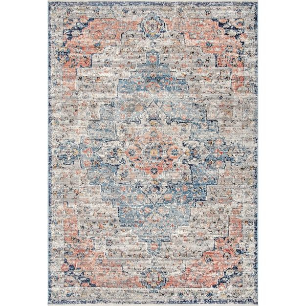 nuLOOM Sawyer Flourishing Medallion Area Rug | Target