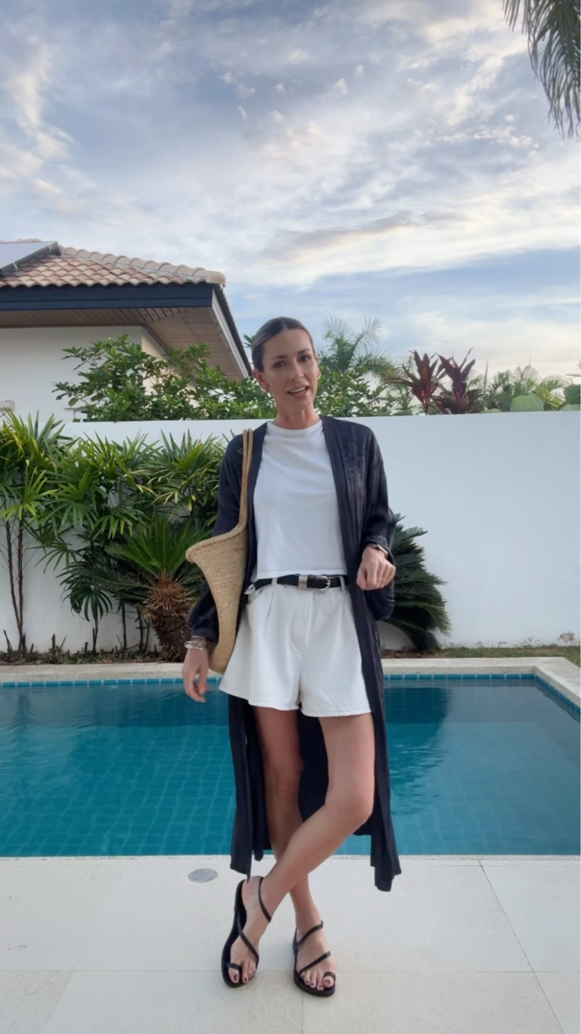 The air con is no joke 🧊 

Wearing my favourite volume white denim shorts and tee for dinner. Added an old navy kimono despite the heat it’s needed. 

Linked some gorgeous ones on the highstreet now as well as all the other bits. 



#LTKuk #LTKsummer #LTKeurope
