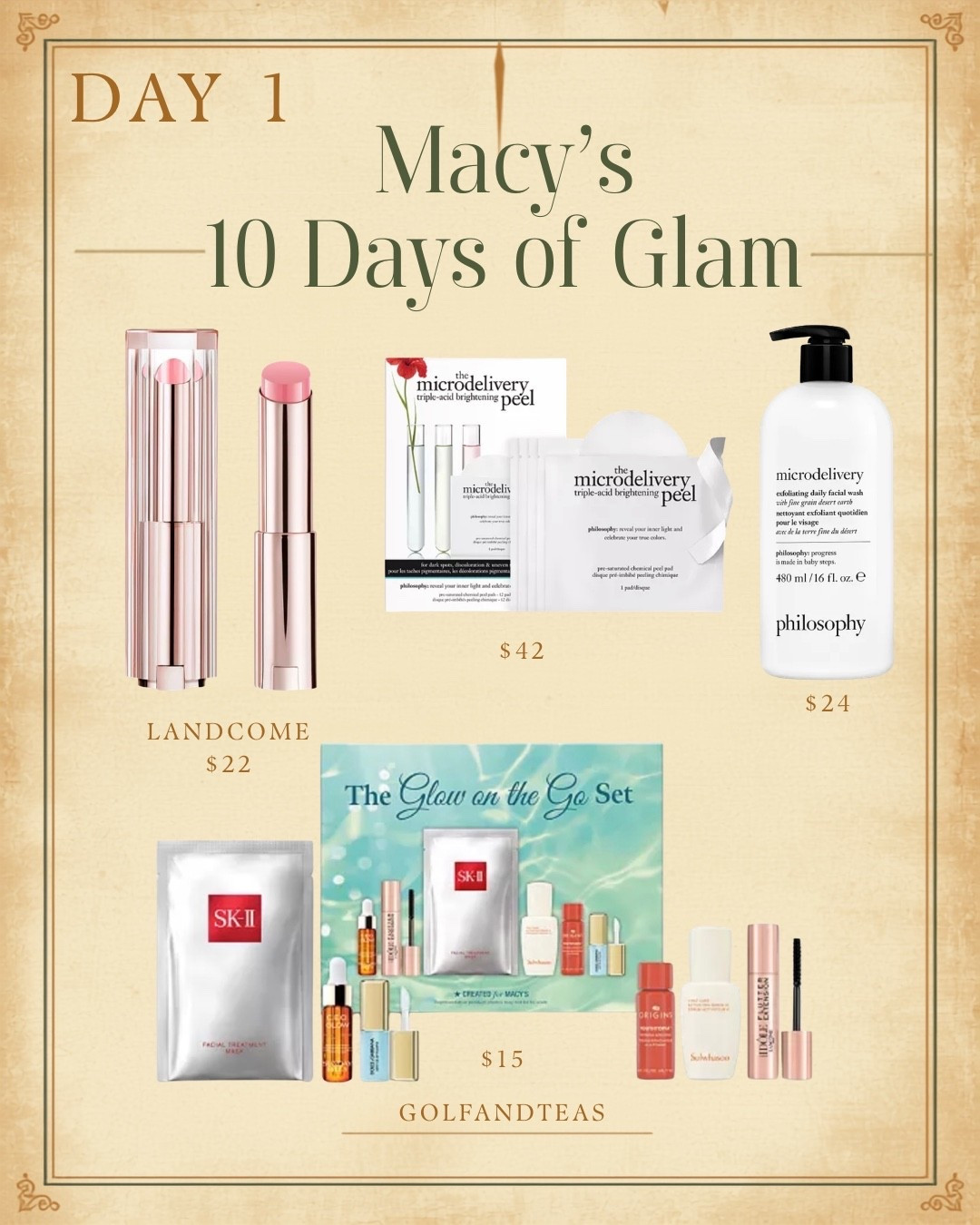 Macy’s 10 Days of Glam starts today. Stay tuned each day for the great products up to 50% off!!  Here are my favorites!

#LTKdayinmylife #LTKselfcare #LTKBeauty
