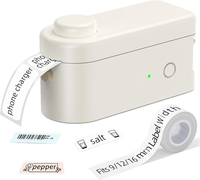 Makeid L1 Label Maker Machine with Tape - Portable & Rechargeable Label Makers Compatible with 9 ... | Amazon (US)