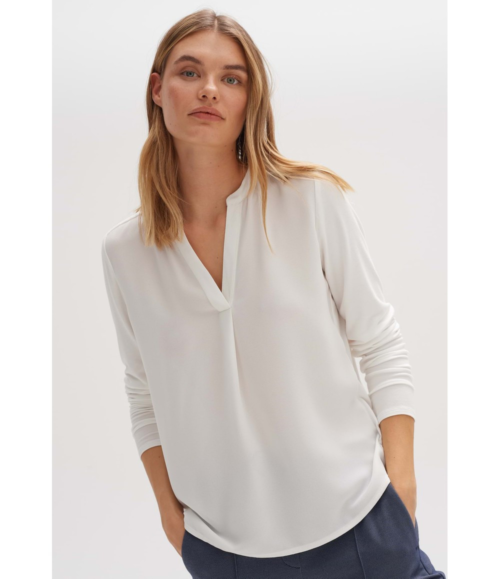 Fulja Shirt Blouse in Milk | Pamela Scott 