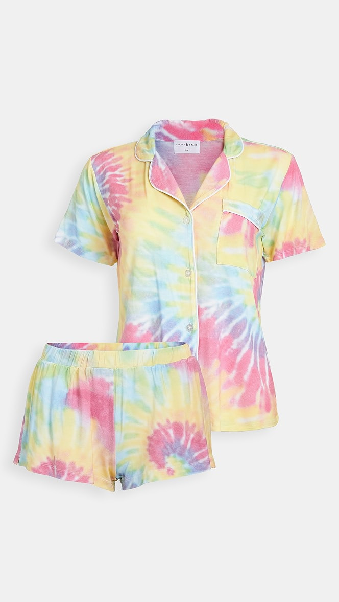 Tie Dye Bedshort Pajama Set | Shopbop