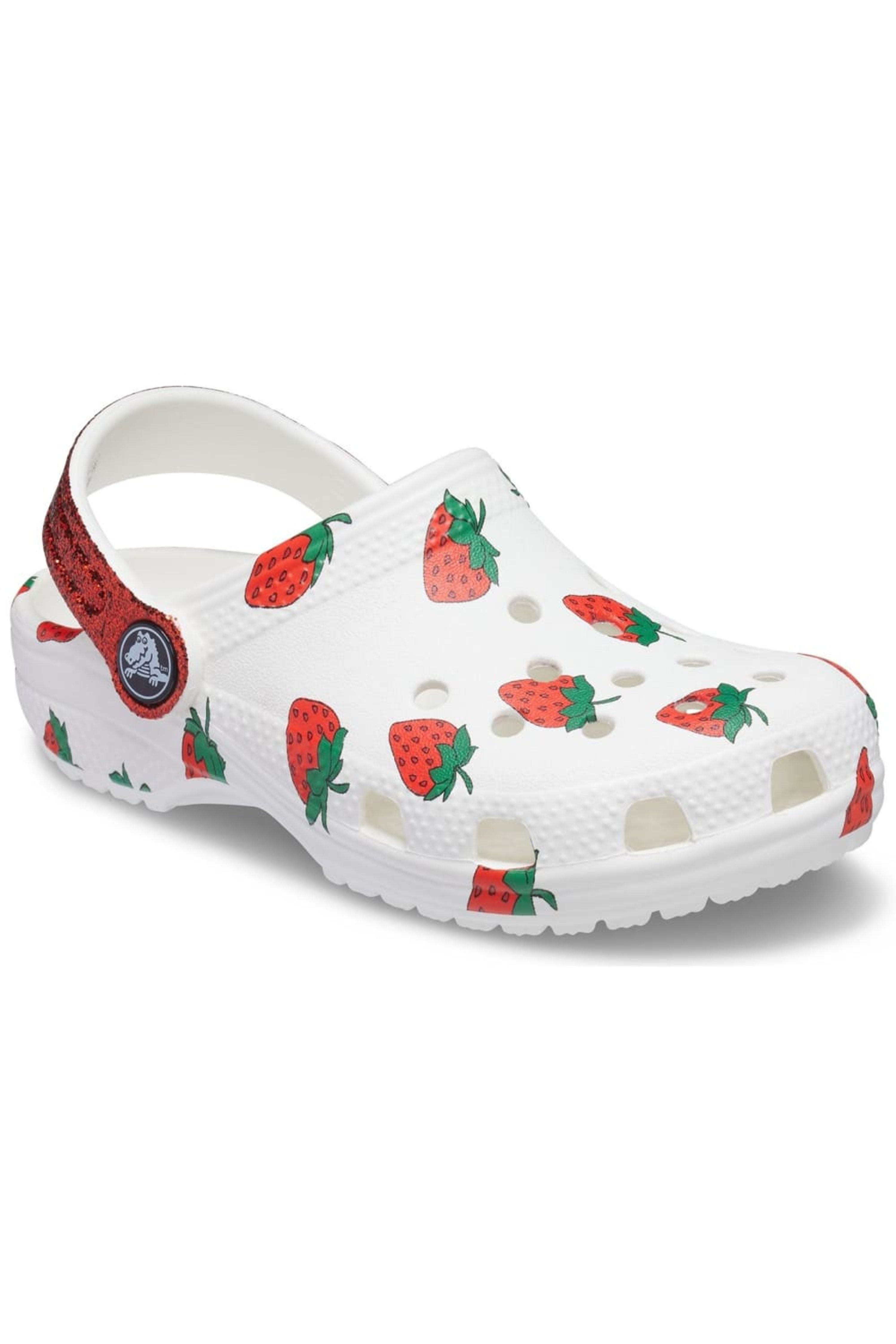 Crocs Girls Strawberry Clogs (White) - 10 - Also in: 2, 9, 5, 12, 6, 13, 11, 1, 8, 7 | Verishop