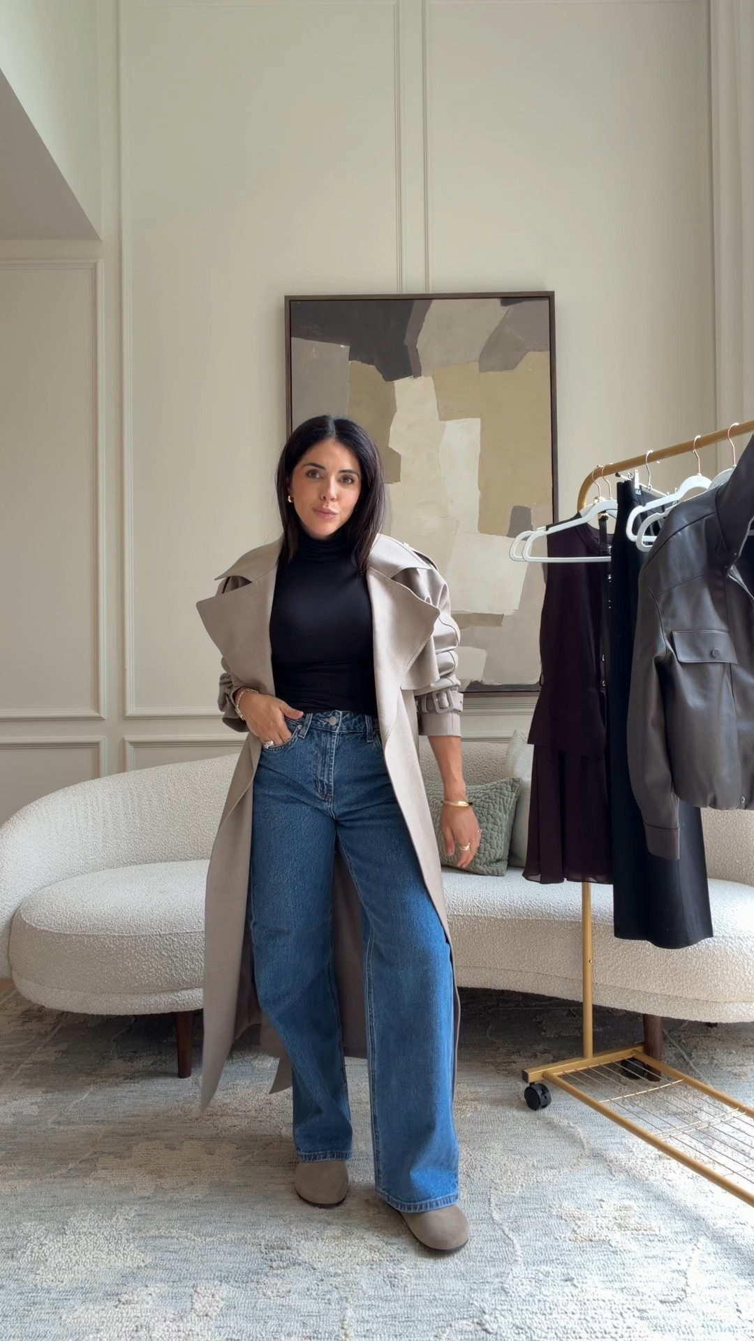 My @evernew_offical fall haul is in! Everything from the faux leather jacket to the denim and dresses is 10/10.

#fallhaul #fallfashion2026

#LTKdresses #LTKworkwear #LTKfall