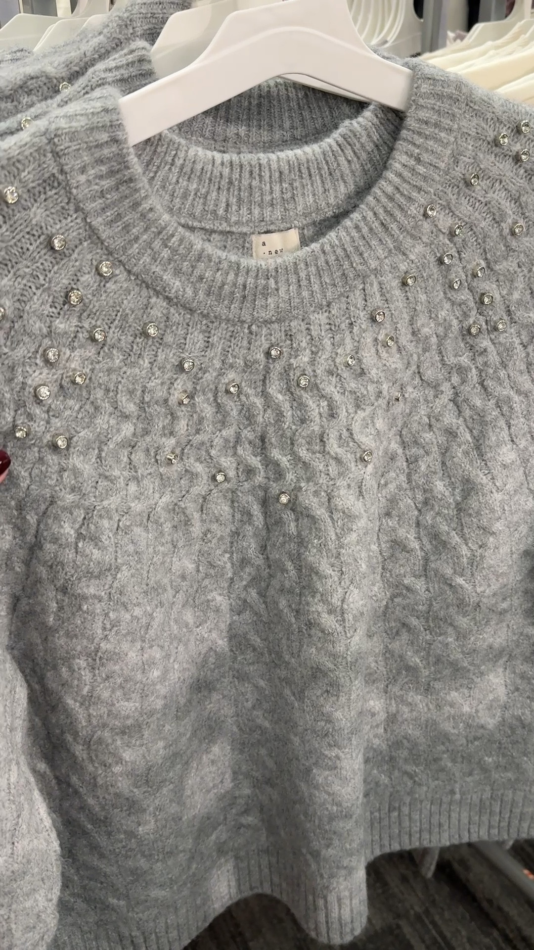 ✨ Add a little sparkle to your winter wardrobe with this stunning Target sweater, featuring rhinestone detailing that’s perfect for any occasion! Dress it up or down—whether you’re heading out for a holiday event, a date night, or a girls’ night out. Pair it with jeans, a maxi skirt, a long denim skirt, or a skirt with tights for a chic, versatile look. High-low fashion at its finest, and perfect for the season ahead! ✨

 #HolidayStyle #RhinestoneDetail #TargetFinds #WinterFashion #VersatileChic

#LTKHoliday #LTKSeasonal #LTKStyleTip
