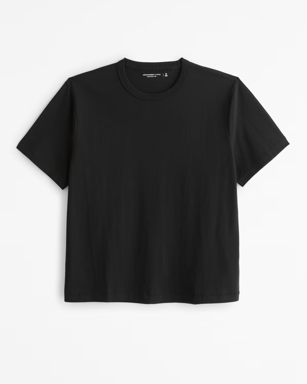 Men's Shrunken Tee | Men's Tops | Abercrombie.com | Abercrombie & Fitch (US)
