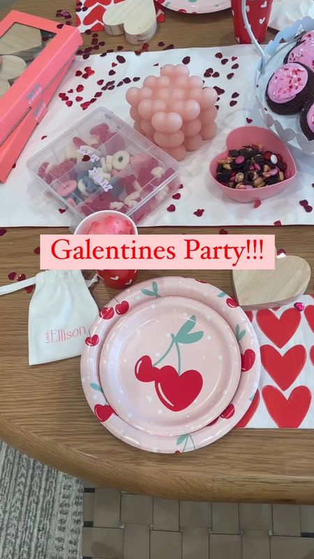 (1 of 2) Galentines Party! Threw a little suprise valantines party for my girls and some friends. We had sweet activities, chocolate covered strawberries, heart cookie decorating with a kit , pink lemonade with heart ice cubes we made in a mold and cotton candy. All the PINK and cherry valentines decorations! Got everything from @target 

#LTKkids #LTKparties #LTKfamily