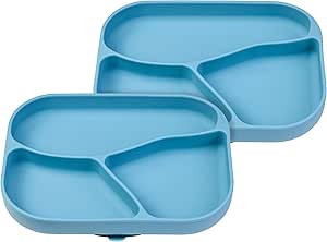numnum Silicone Toddler Suction Plates for Baby - 100% Food Grade Divided Plate w/Easy Release Ta... | Amazon (US)