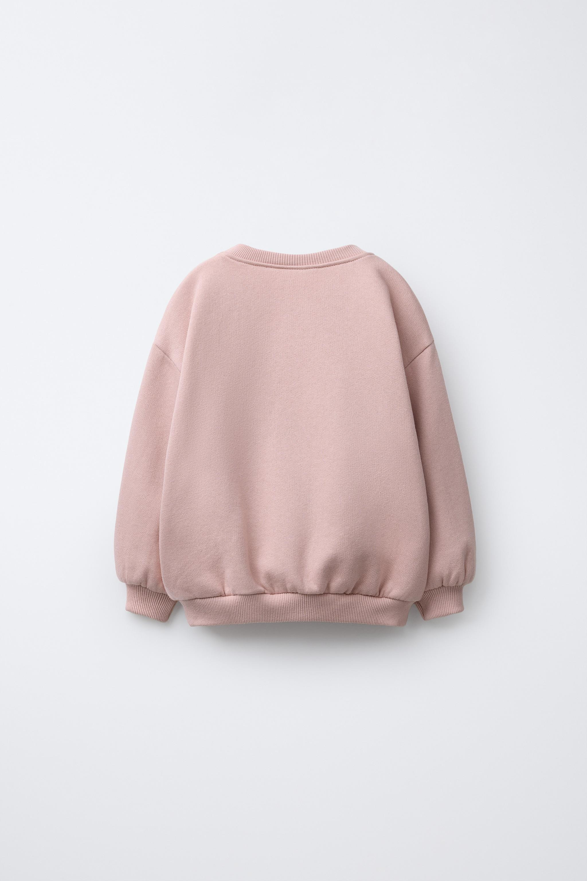 EMBROIDERED BOW SWEATSHIRT | Zara US
