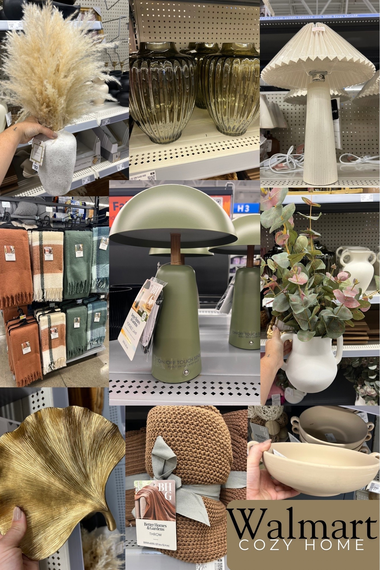 Walmart brought all the high quality, cozy Fall home items! I had to stop myself from buying all of it!! I am loving the green rechargeable lamp, place in a corner of kitchen counter for that cozy home vibe! The blankets are so cute to decorate with and add color into any room! 

#LTKFindsUnder50 #LTKSeasonal #LTKHome