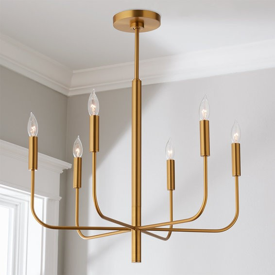 ED Ellen DeGeneres Brianna 6 Light Chandelier | Shades of Light
