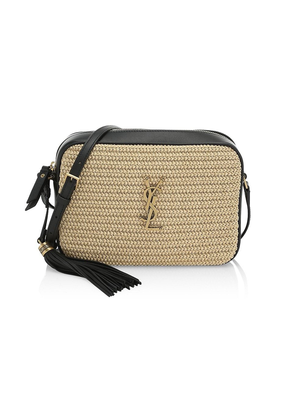 Lou Raffia Camera Bag | Saks Fifth Avenue