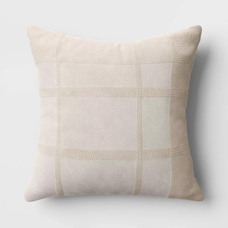 Woven Outdoor Throw Pillow Ivory - Threshold™ designed with Studio McGee | Target