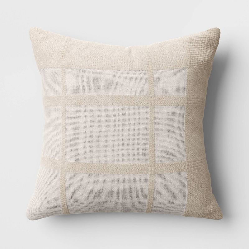 Woven Outdoor Throw Pillow Ivory - Threshold™ designed with Studio McGee | Target