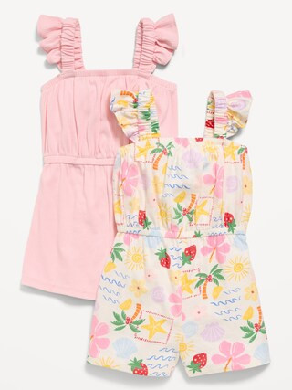 Sleeveless Romper 2-Pack for Toddler Girls | Old Navy (US)