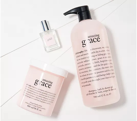 Make Your Selection: philosophy a spritz of grace layering set | QVC