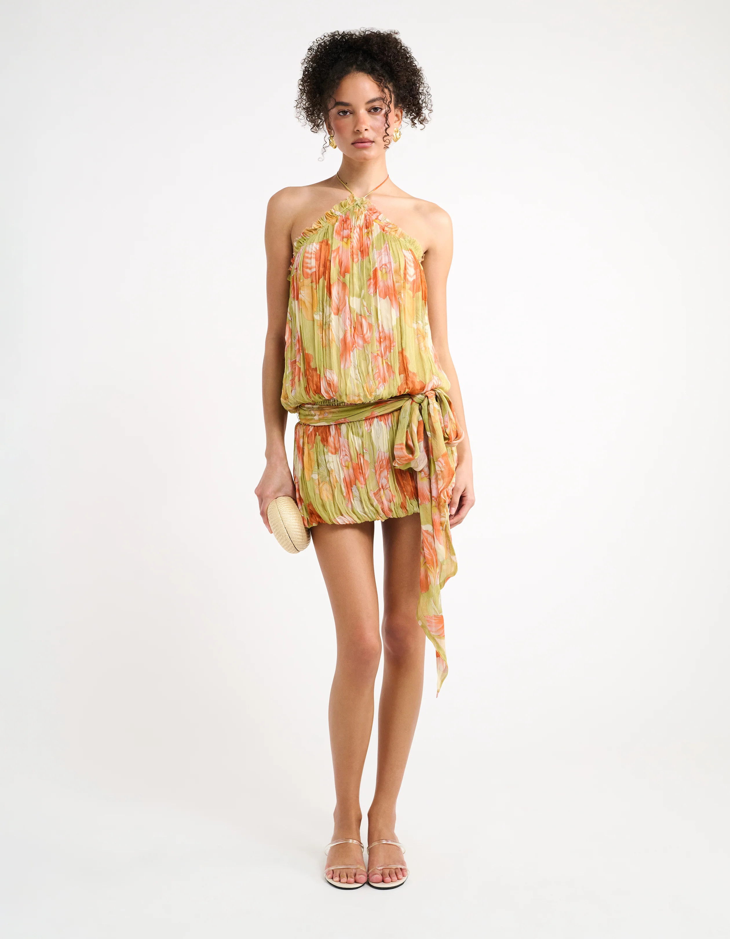 Caliente Mini Dress | Botanical Sunrise | Rumored