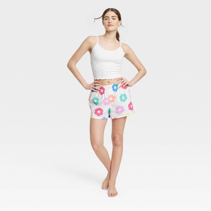 Women's Foldover Waistband Sleep Boxer Shorts - Colsie™ | Target