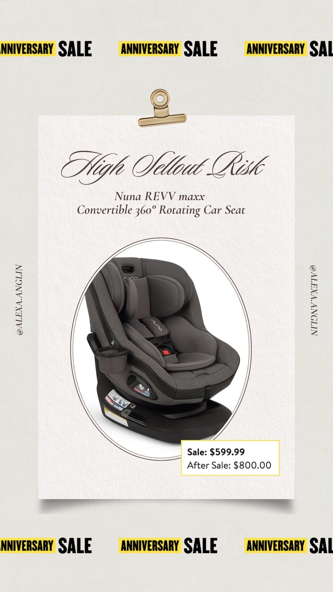 Nordstrom Anniversary Sale || high sellout risk 🚨 — Nuna 360 rotating car seat on major sale!

#LTKKids #LTKTravel #LTKSaleAlert