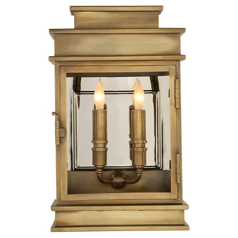 Two-Bulb Outdoor Linear Wall Lantern, I | One Kings Lane