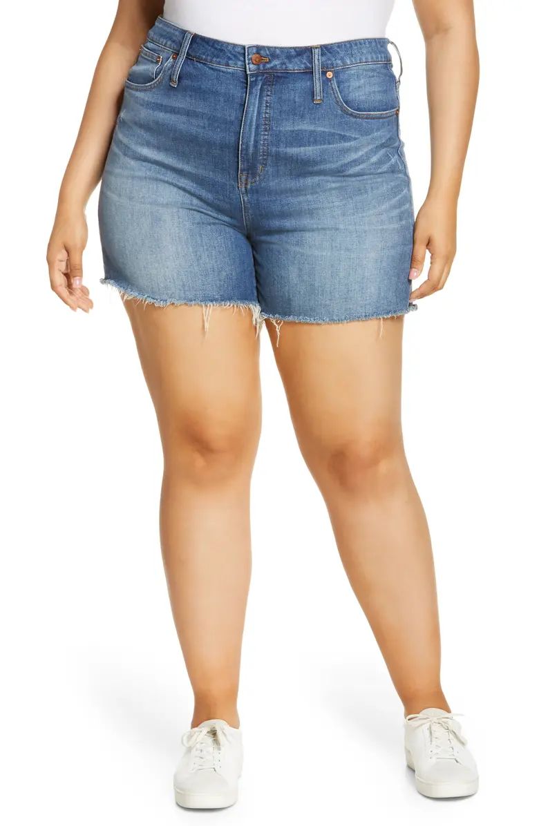 High Rise Cuffed Denim Shorts | Nordstrom