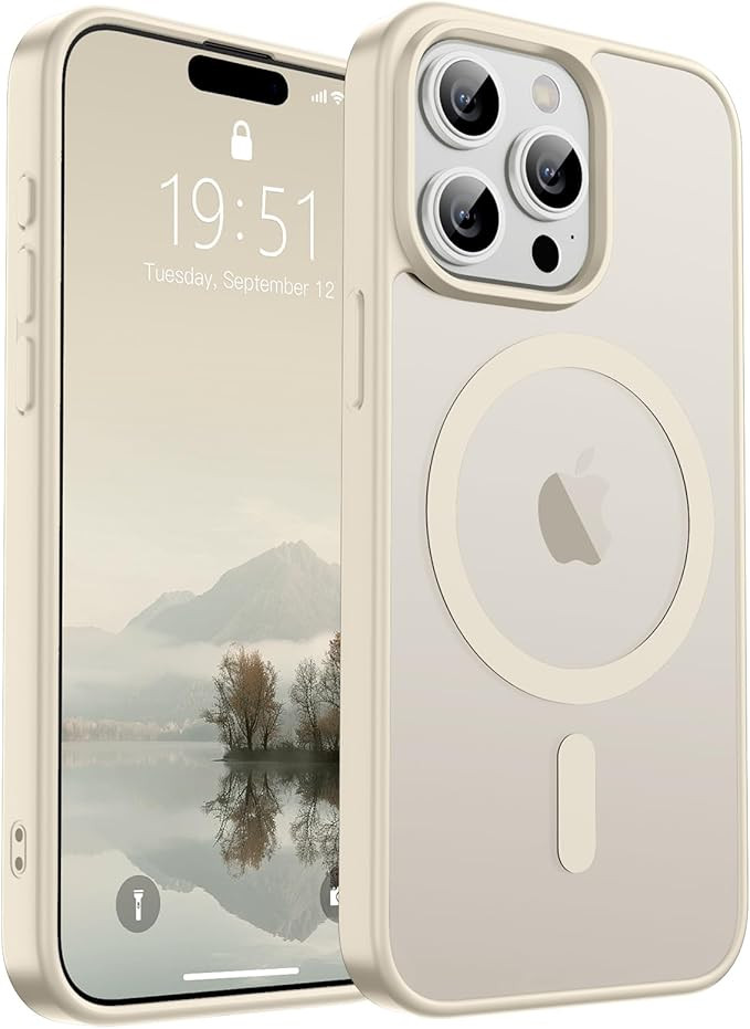 SUPFINE Magnetic for iPhone 15 Pro Max Case (Compatible with MagSafe) (Military Grade Drop Protec... | Amazon (US)