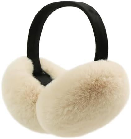 LCXSHYE Winter Ear muffs Faux Fur Warm Earmuffs Cute Foldable Outdoor Ear Warmers For Women Girls | Amazon (US)